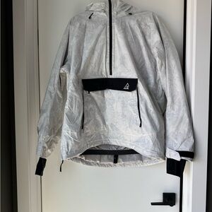White and Grey Winter Jacket